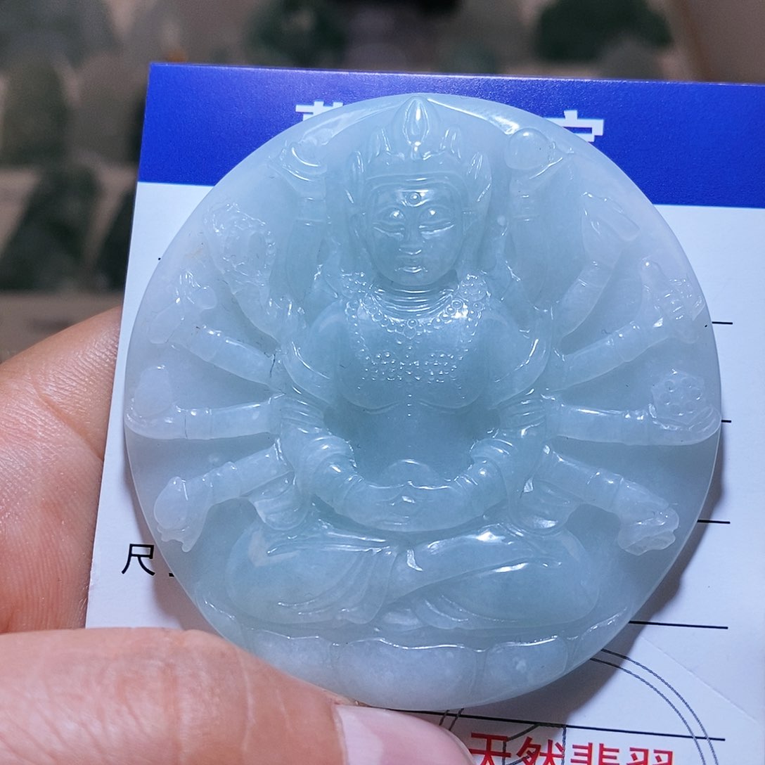 翡翠颈饰未镶嵌翡翠33