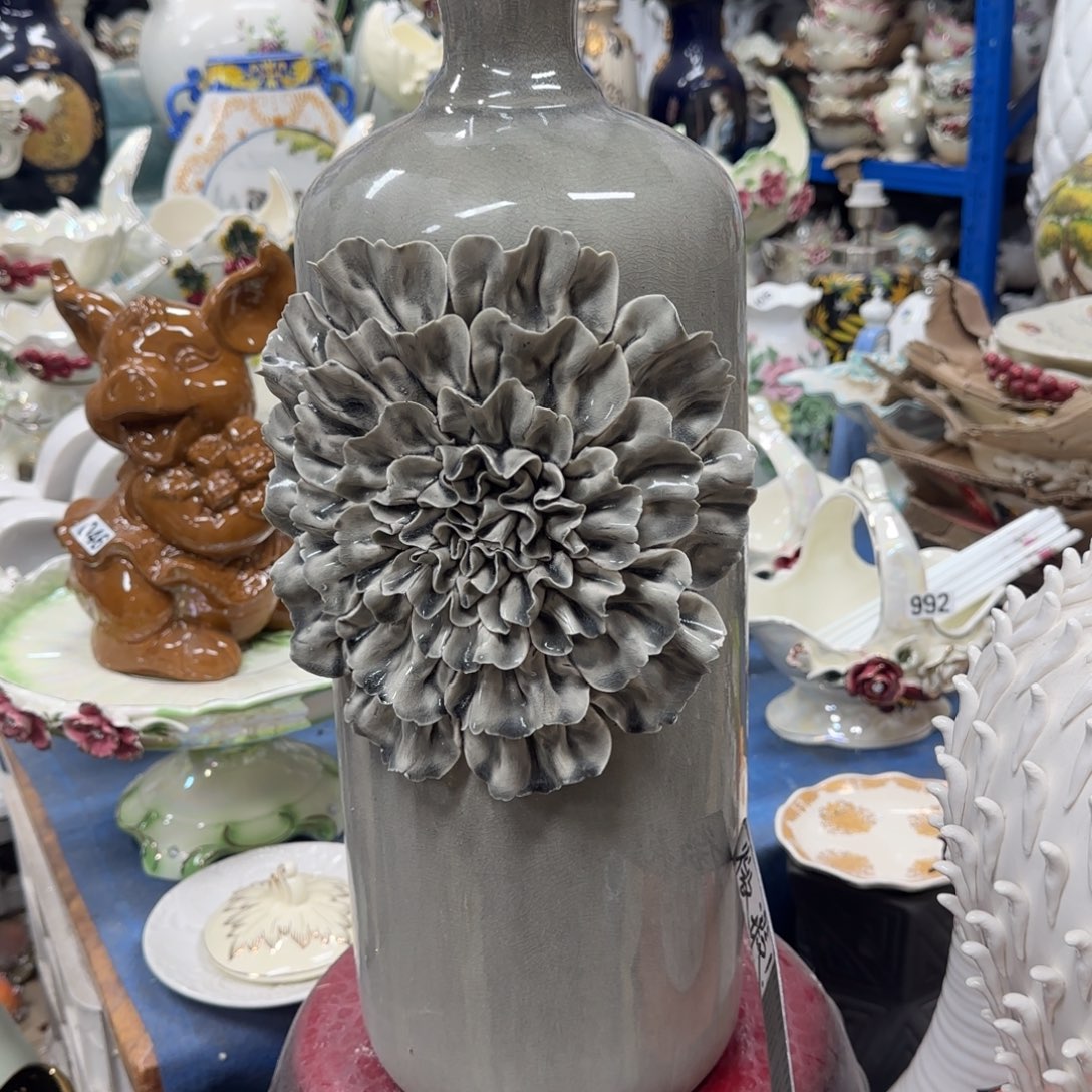 瓷片陶瓷工艺花瓶摆件