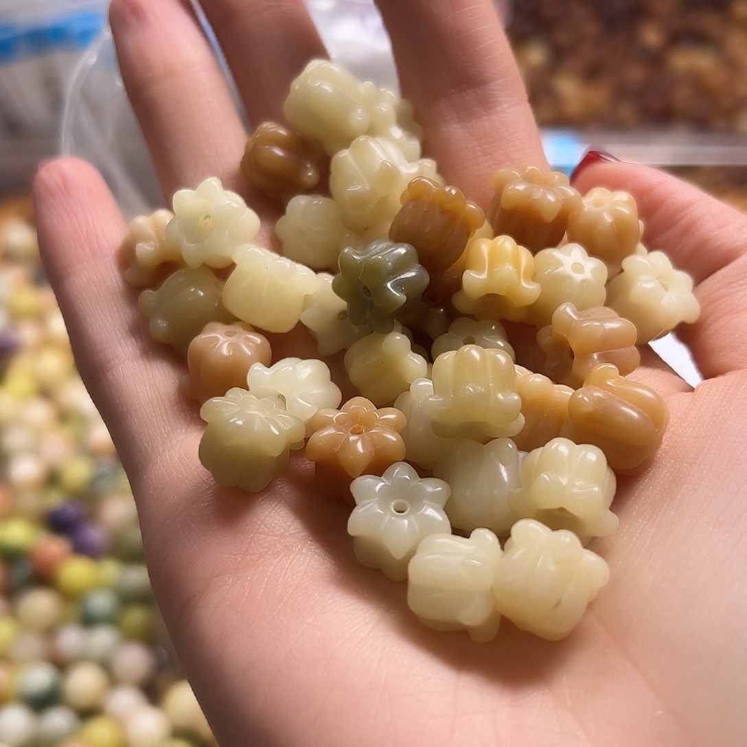 菩提根/象牙果吊坠20颗蓝铃花 两单宠8颗