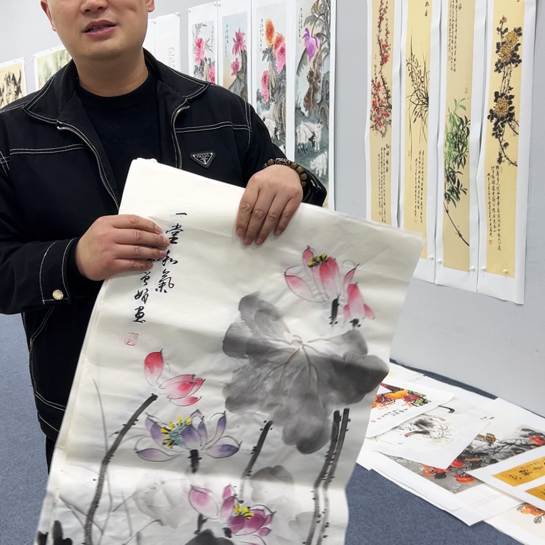 国画国画宣纸纯手绘作品