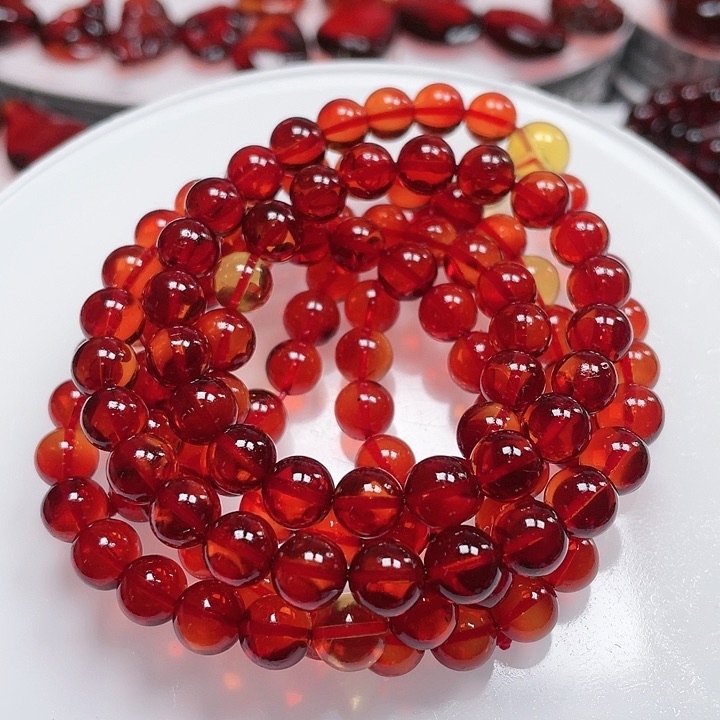 血珀颈饰未镶嵌用****1规格7