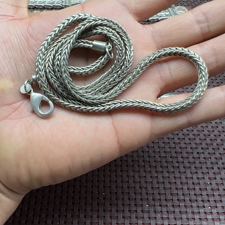 老银、925蛇骨项链