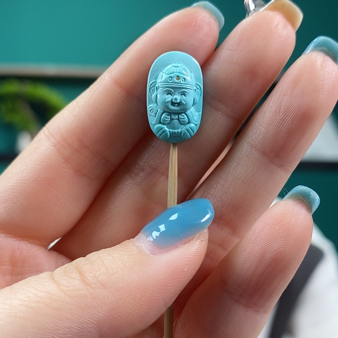 绿松石珠宝奇石未镶嵌