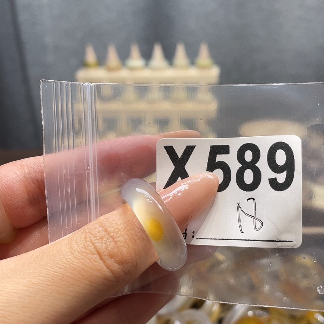 玛瑙/玉髓未镶嵌戒指589