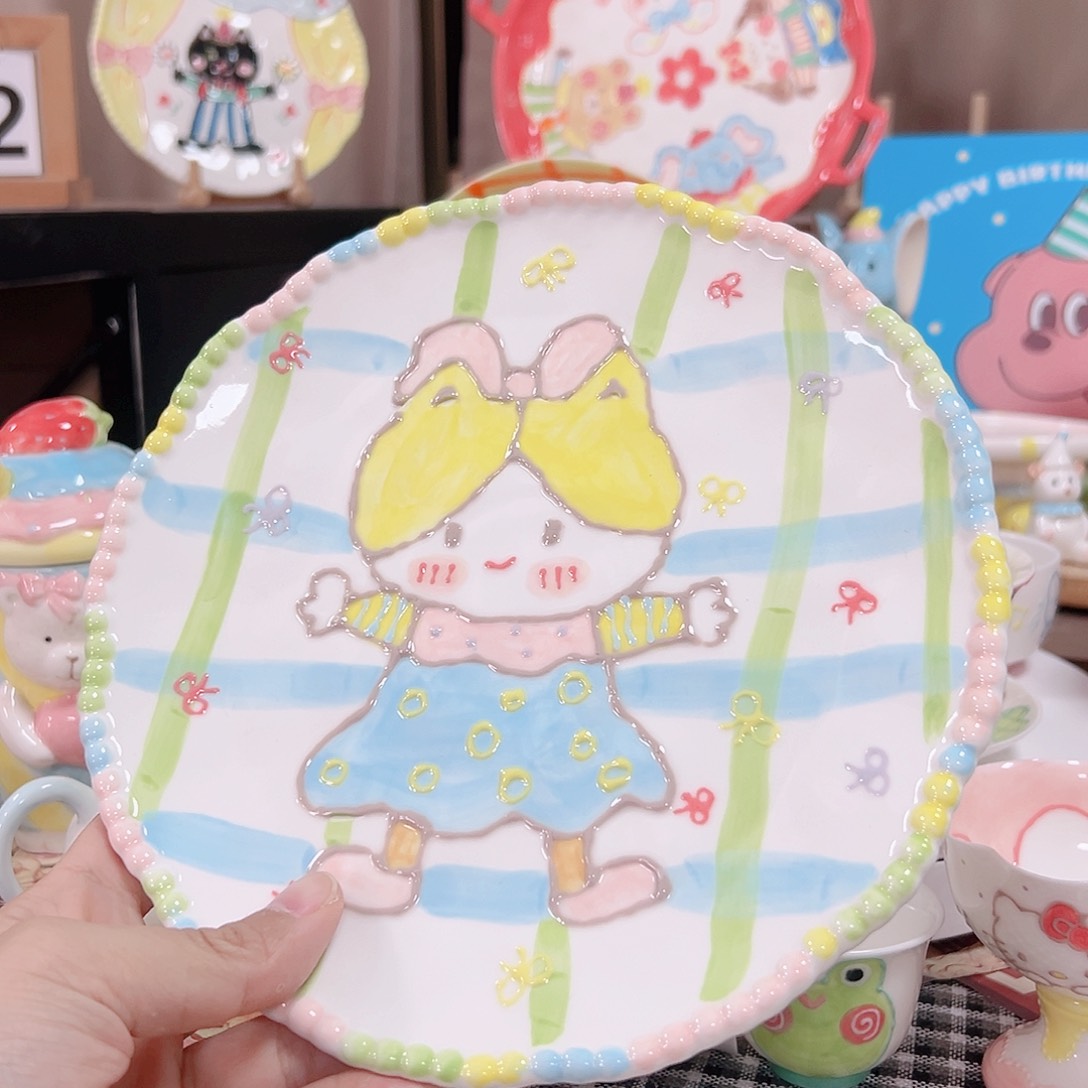 可爱陶瓷高温手作
