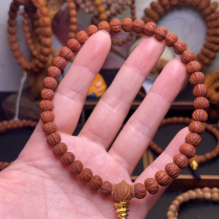 砼***️桃核吊坠龙文桃核