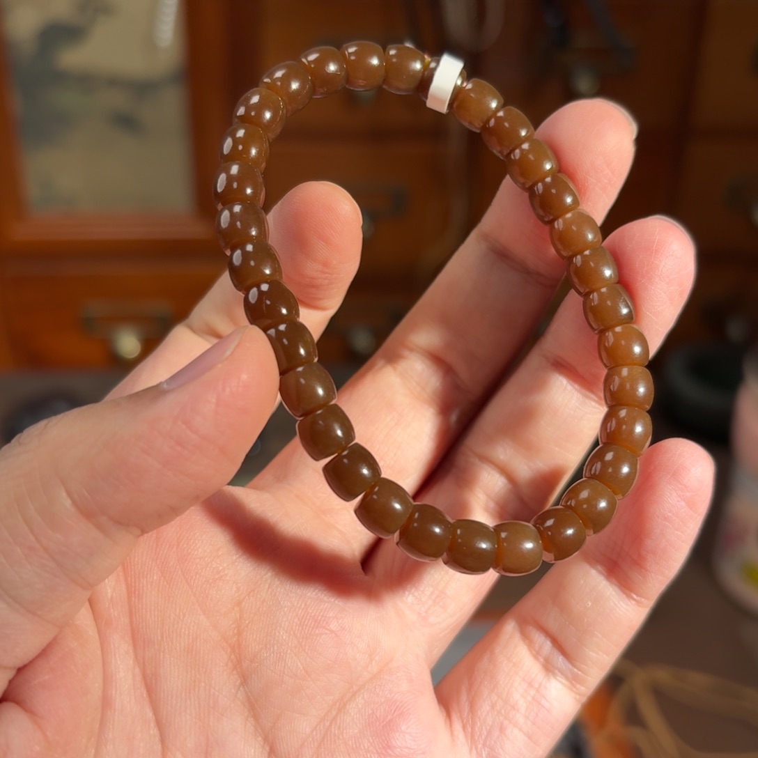 和田玉手串未镶嵌