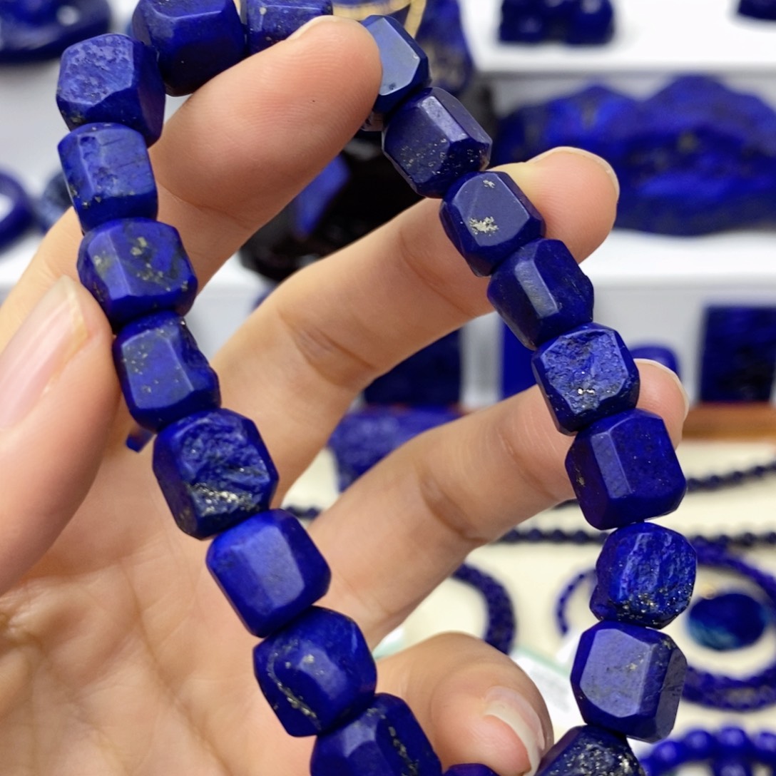 青金石手链未镶嵌