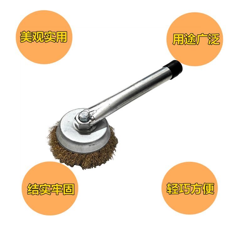 巴比酷烧烤工具烤网刷钢丝强力清洁烧烤网清理神器烧烤油渍刷子