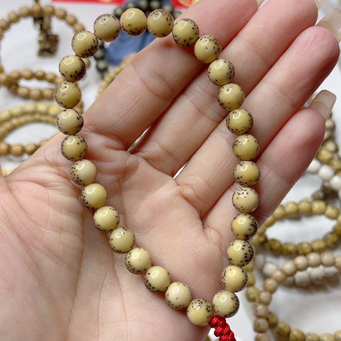 星月菩提吊坠石玉料冰糖圆珠手持卡8