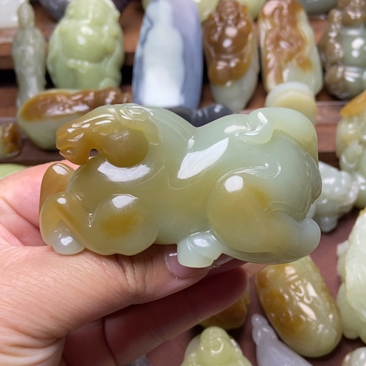 佛***缘和田玉未镶嵌把件