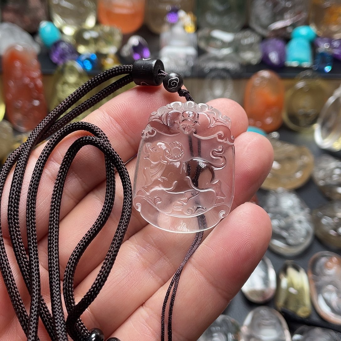 未镶嵌水晶吊坠(不含链)