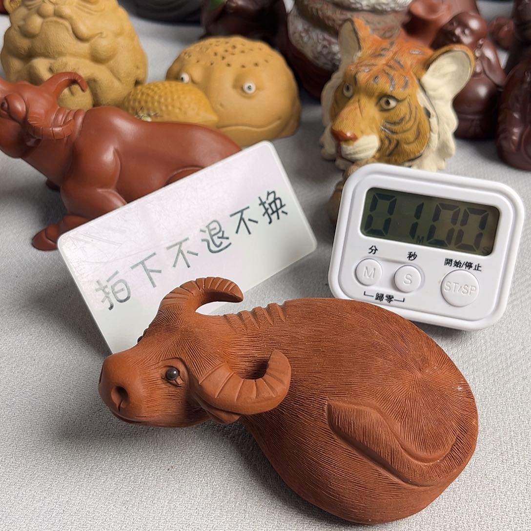 紫砂茶宠大***风紫砂瑕疵