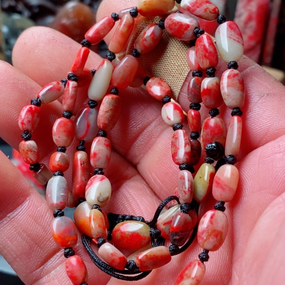 昌化鸡血石昌化鸡血石项链