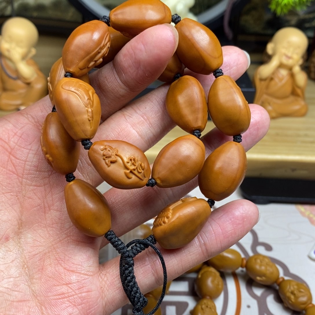 橄榄核手串/手链橄榄核雕工艺手串