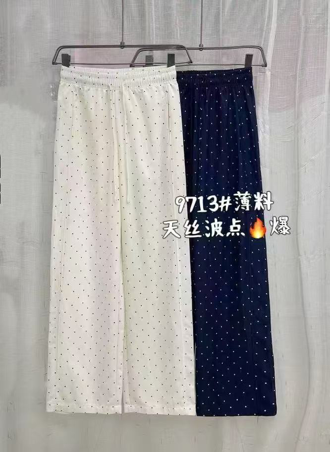 千度夏季新款休闲阔腿裤9713