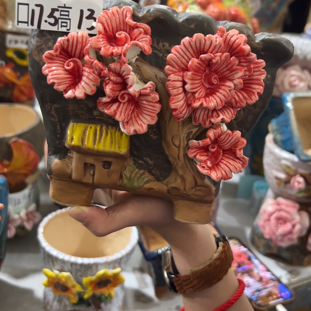 花盆，拍满20发货，退款拉黑