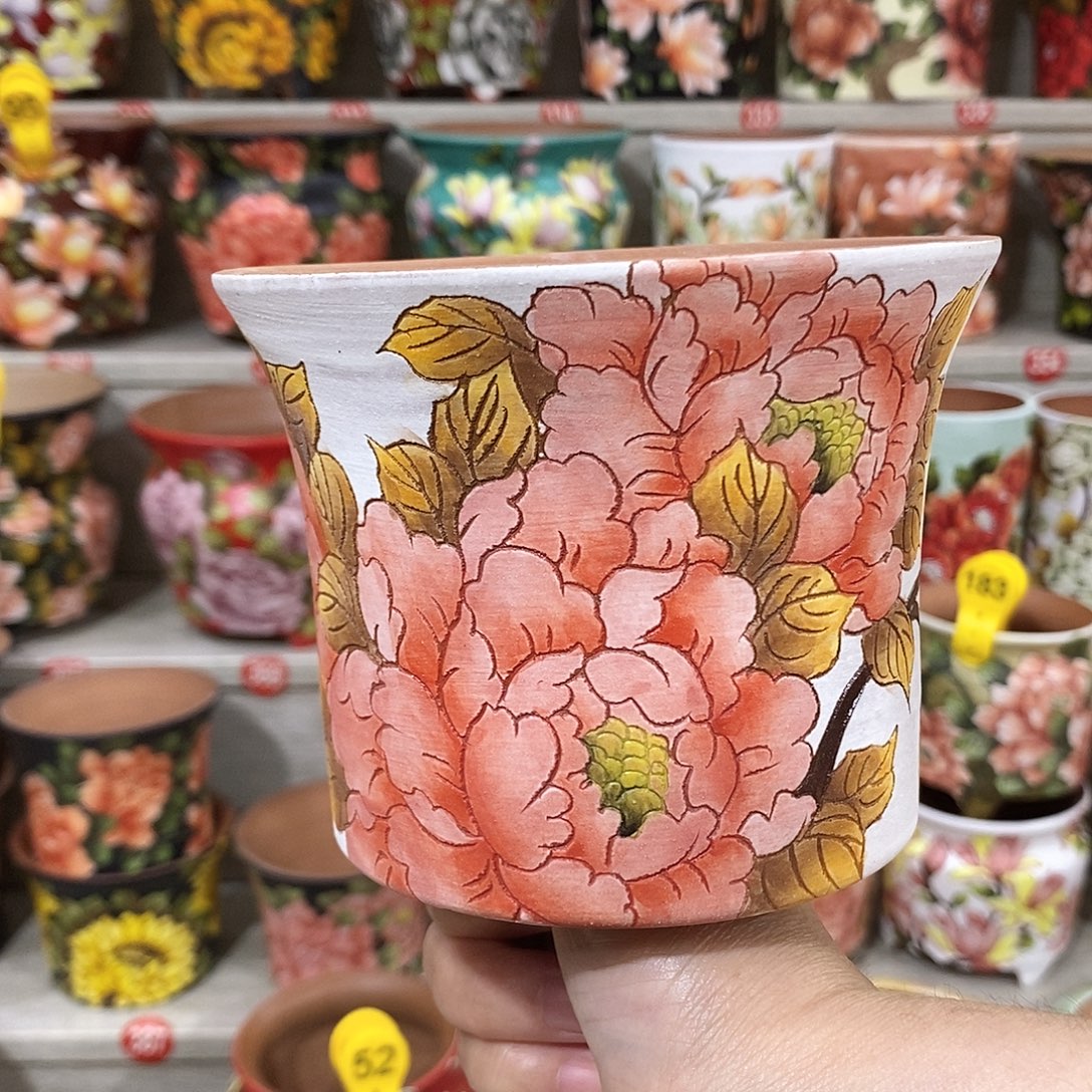 景德镇精品啵啵花盆12/9.5