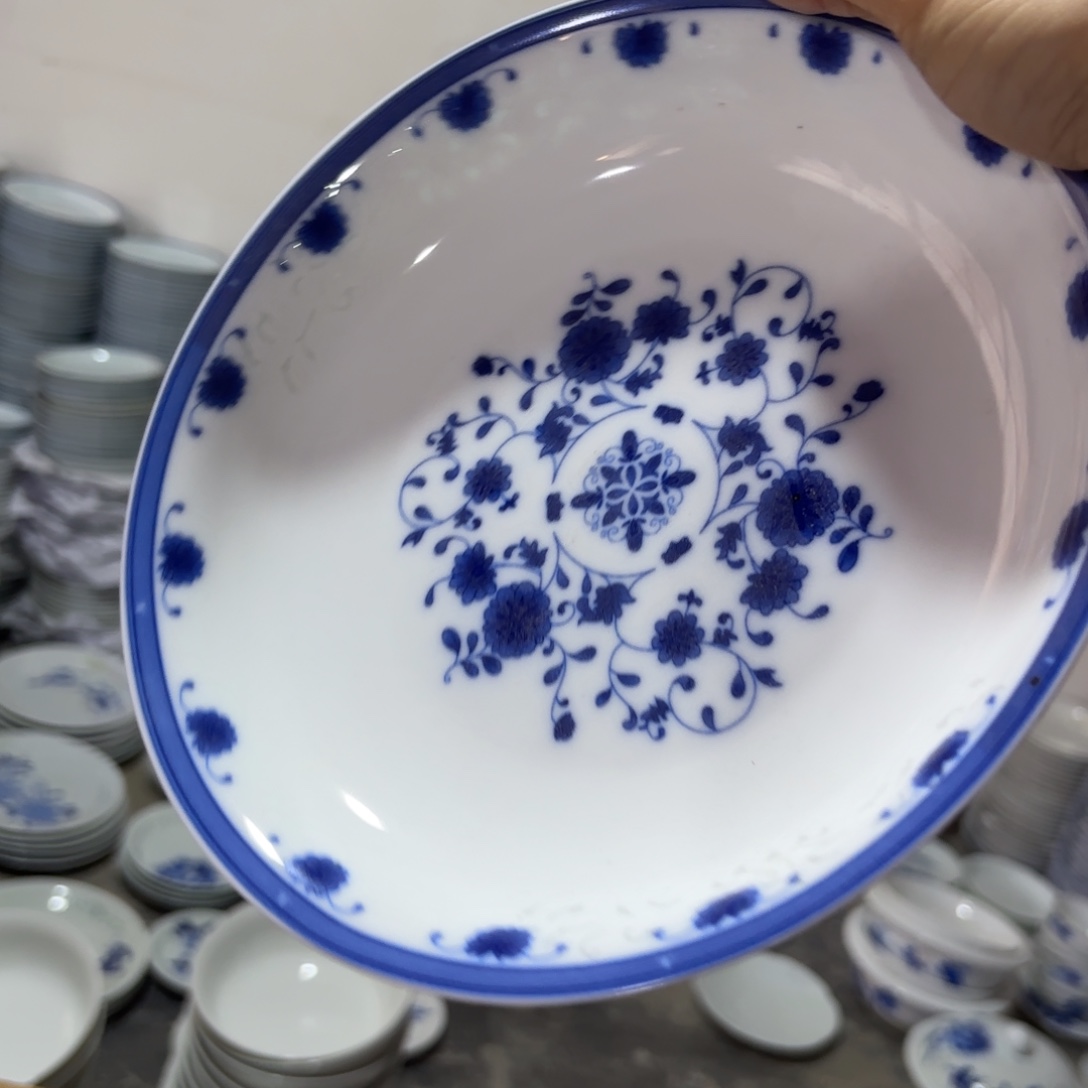 玉瓷景德镇陶瓷盘子微瑕