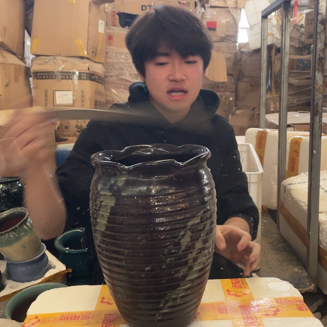 红陶宜兴紫砂花盆