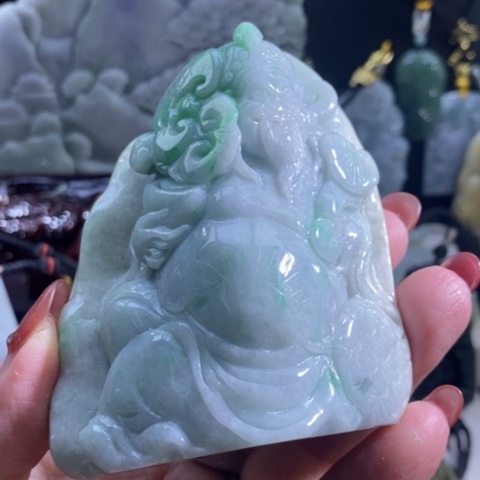 【闪购商品】颈饰未镶嵌翡翠财神