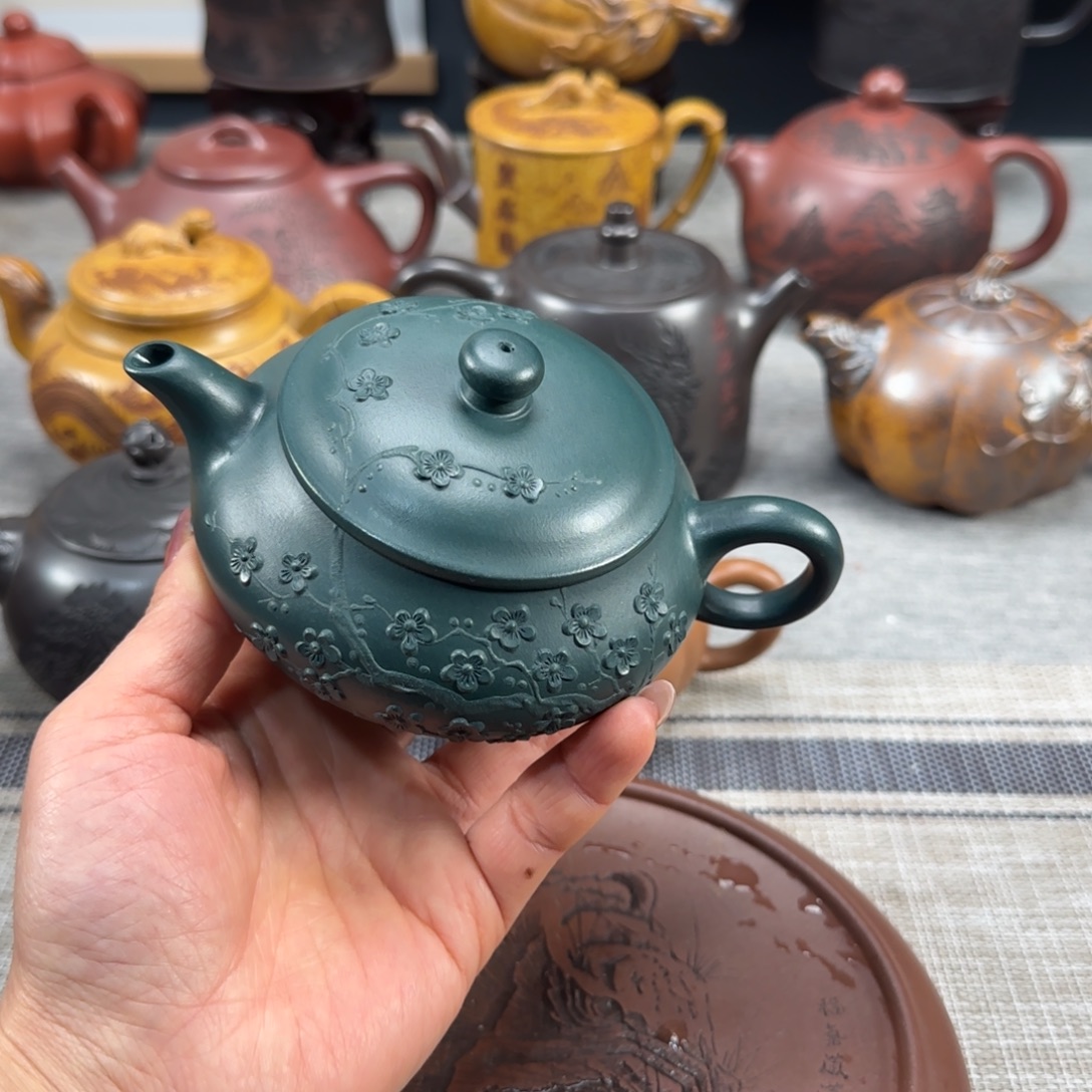 茶壶紫砂紫砂紫色紫砂