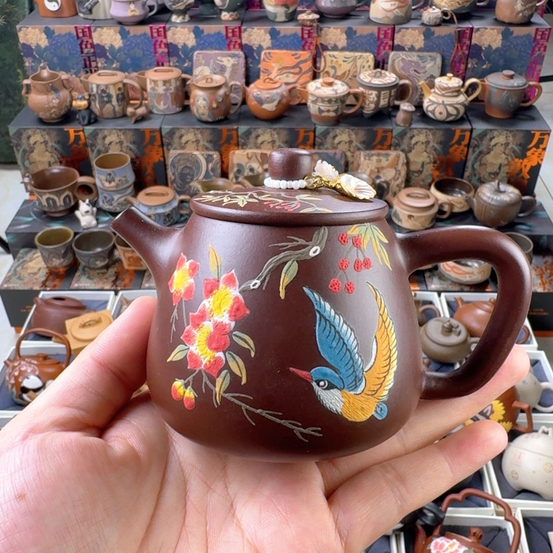 茶壶紫砂200cc 原矿精工半手