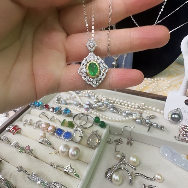 忧***羊925银羽毛时尚百搭