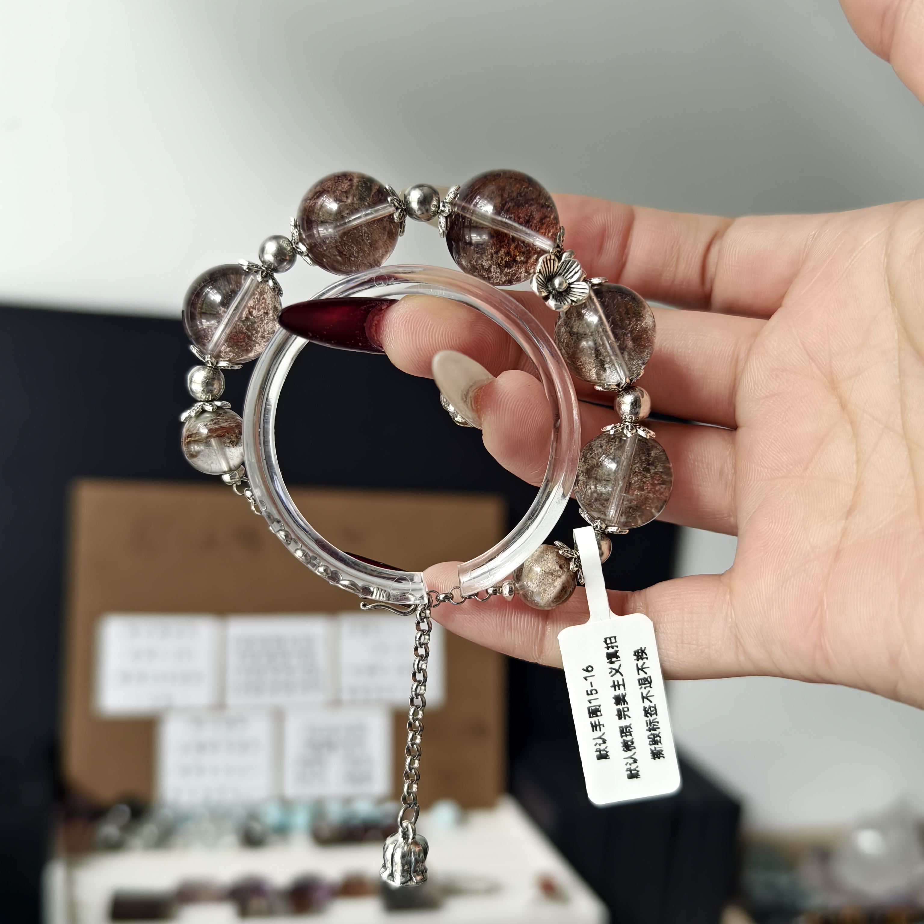 手链 P9 一物一拍 尺寸10m-17m(晶孔四季幽灵.盆孔四季幽灵)