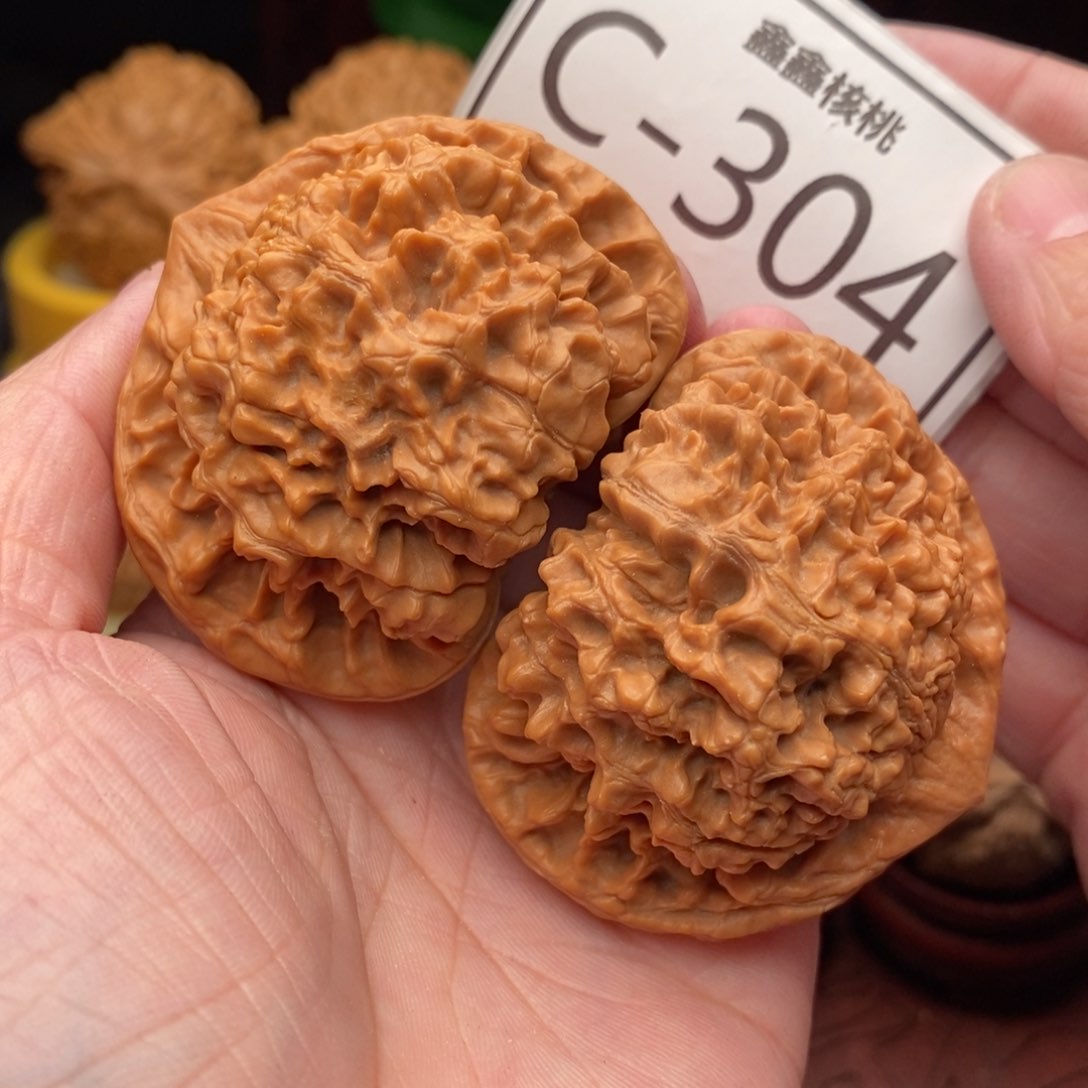 文玩核桃把件官帽53