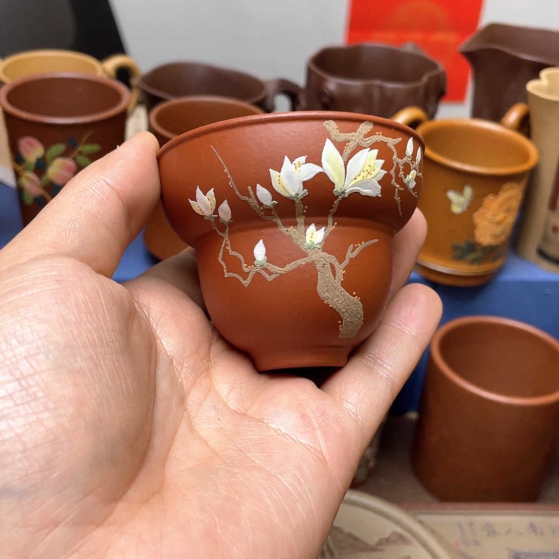 紫砂茶案紫砂主人杯100cc