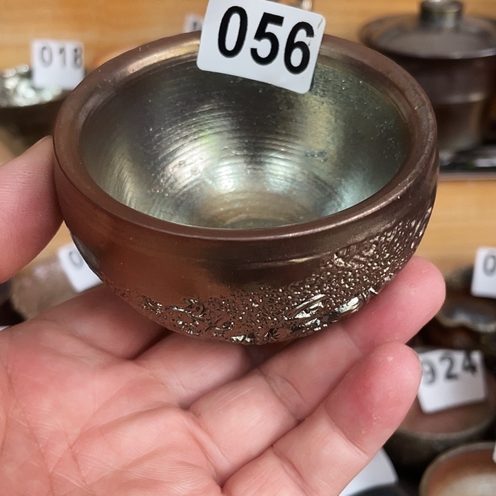 茶杯紫泥 柴烧纯手工056