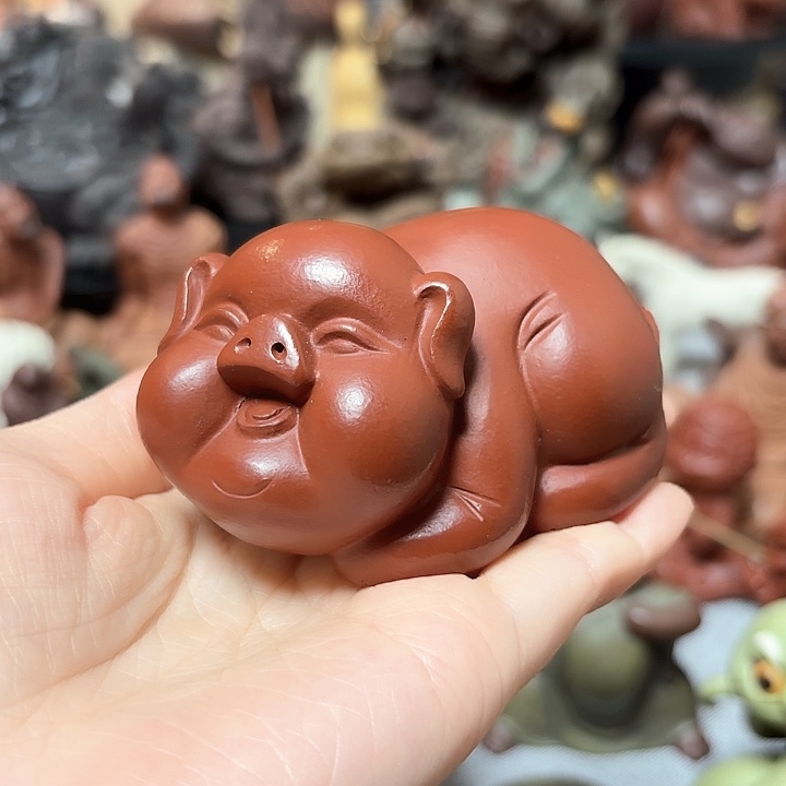 紫砂茶宠福猪猪猪