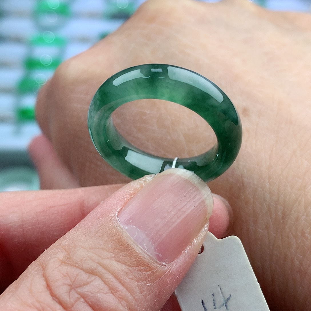未镶嵌戒指翡翠14号