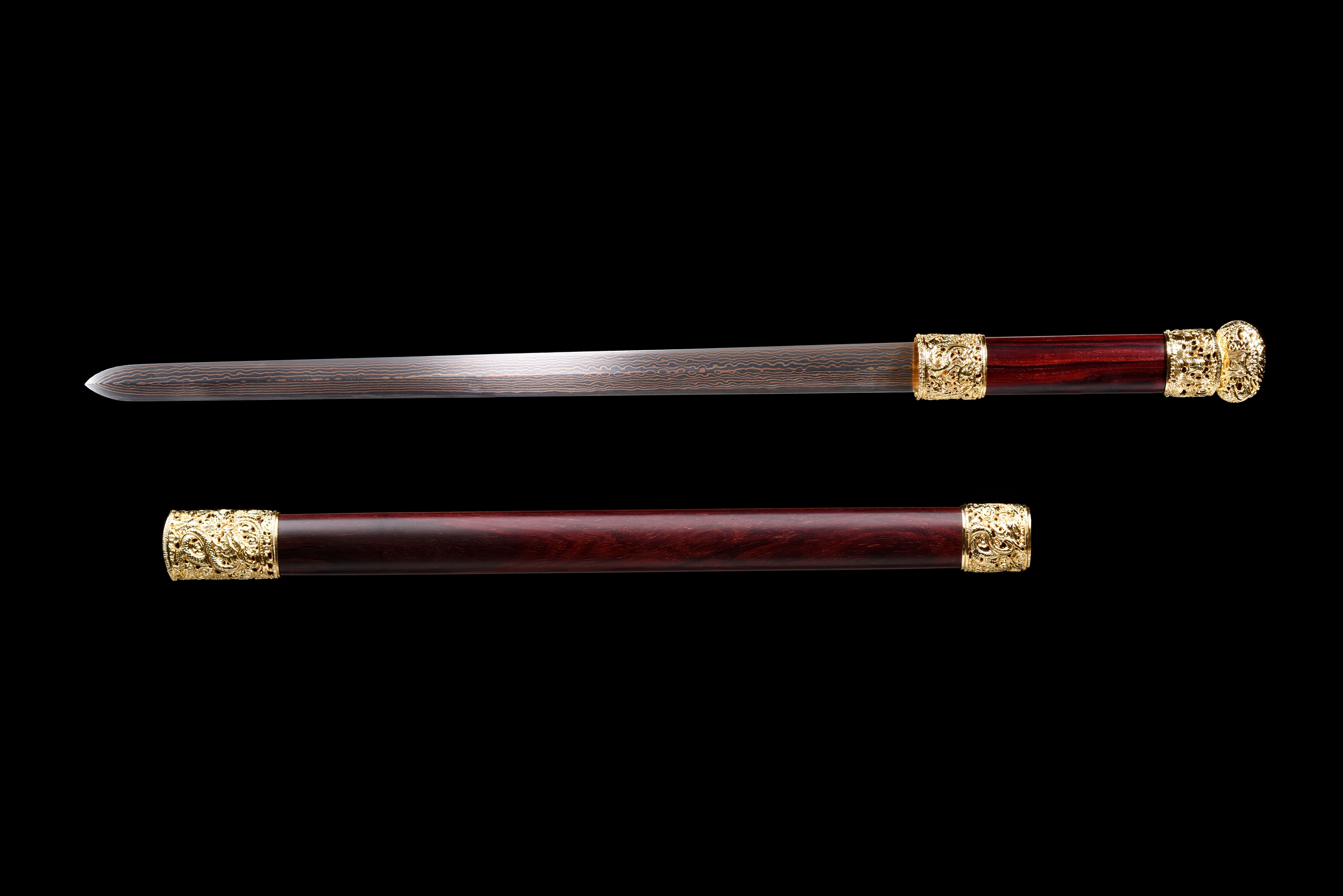 龙泉宝剑锻造技艺沈朝庆传承第四代沈云手作龙之剑未开刃