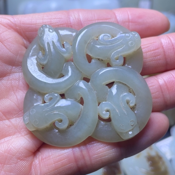 和田玉挂件未镶嵌