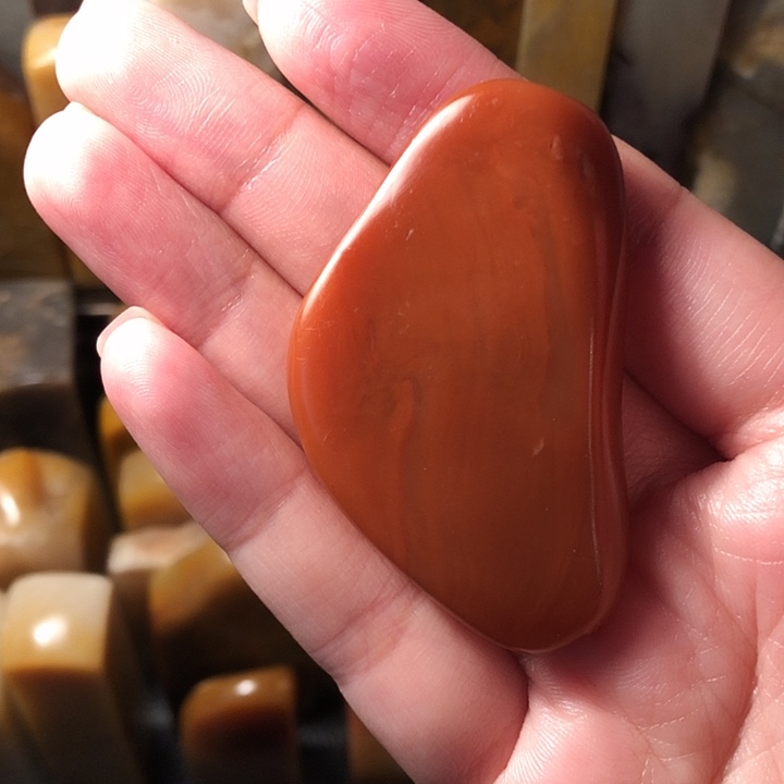 玛***哥昌化石昌化红化冻挂件料