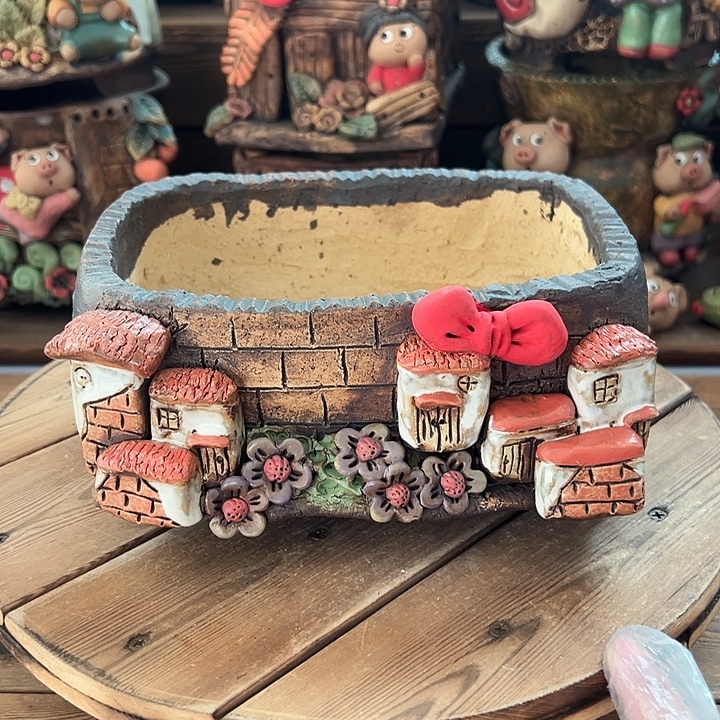 嘻哈多肉花盆百搭