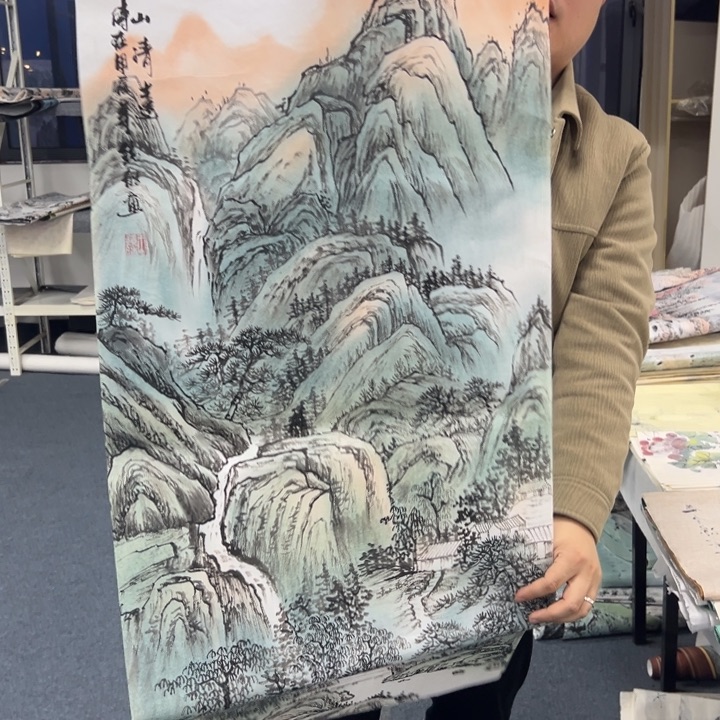 国画纯手绘字画国画宣纸