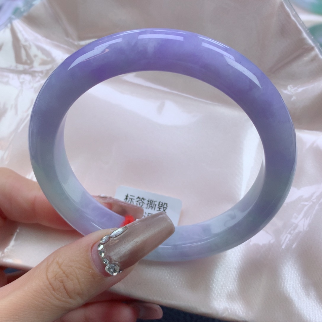 翡翠手镯未镶嵌61+正圈