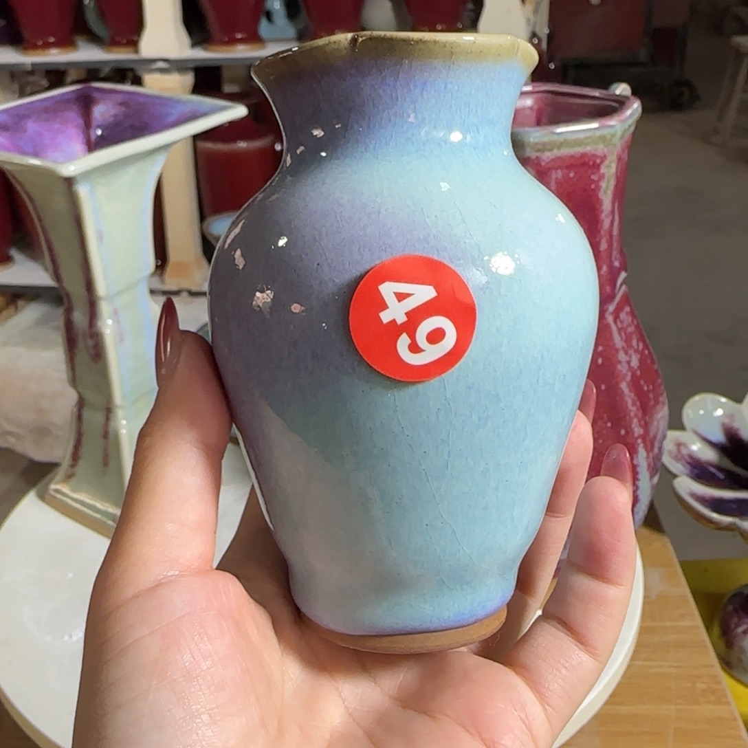 瓷摆件郑家钧窑摆件全