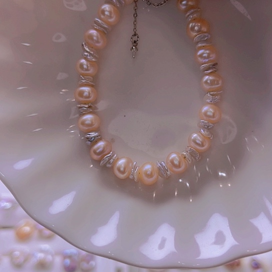 淡水珍珠手绳合金