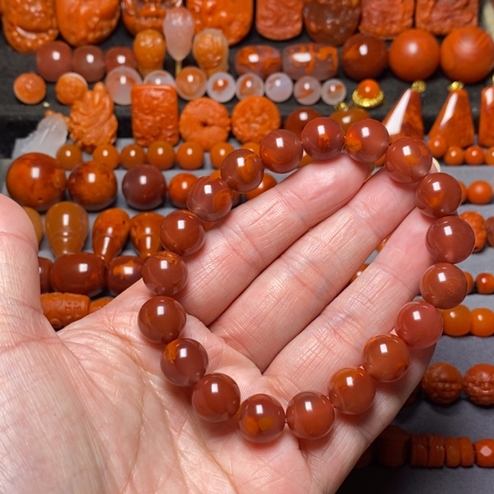 南红玛瑙未镶嵌吊坠