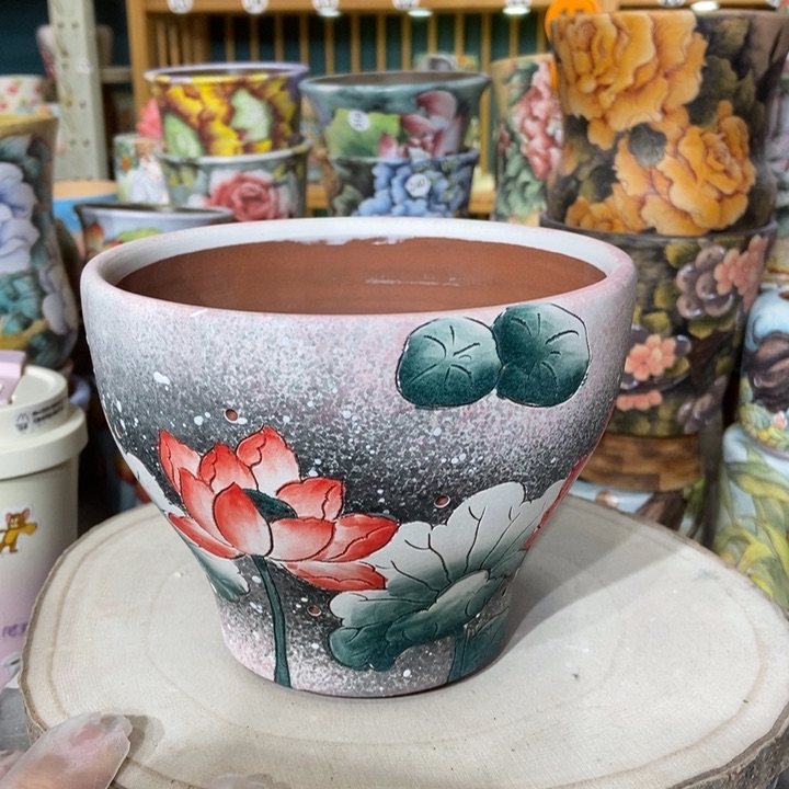 红陶景德镇艺术手绘作品