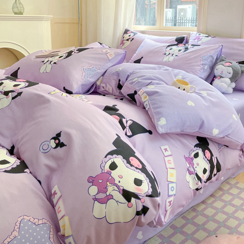 全棉库洛米被套单人150*200双人200*230棉被罩