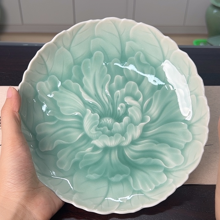 龙泉云间青瓷小米茶器