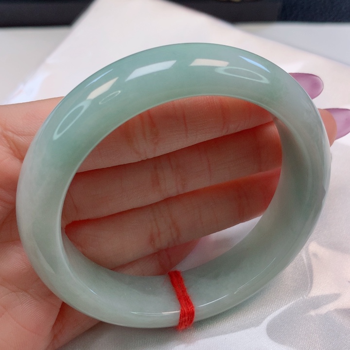 翡翠手镯未镶嵌小*勾54 55圈