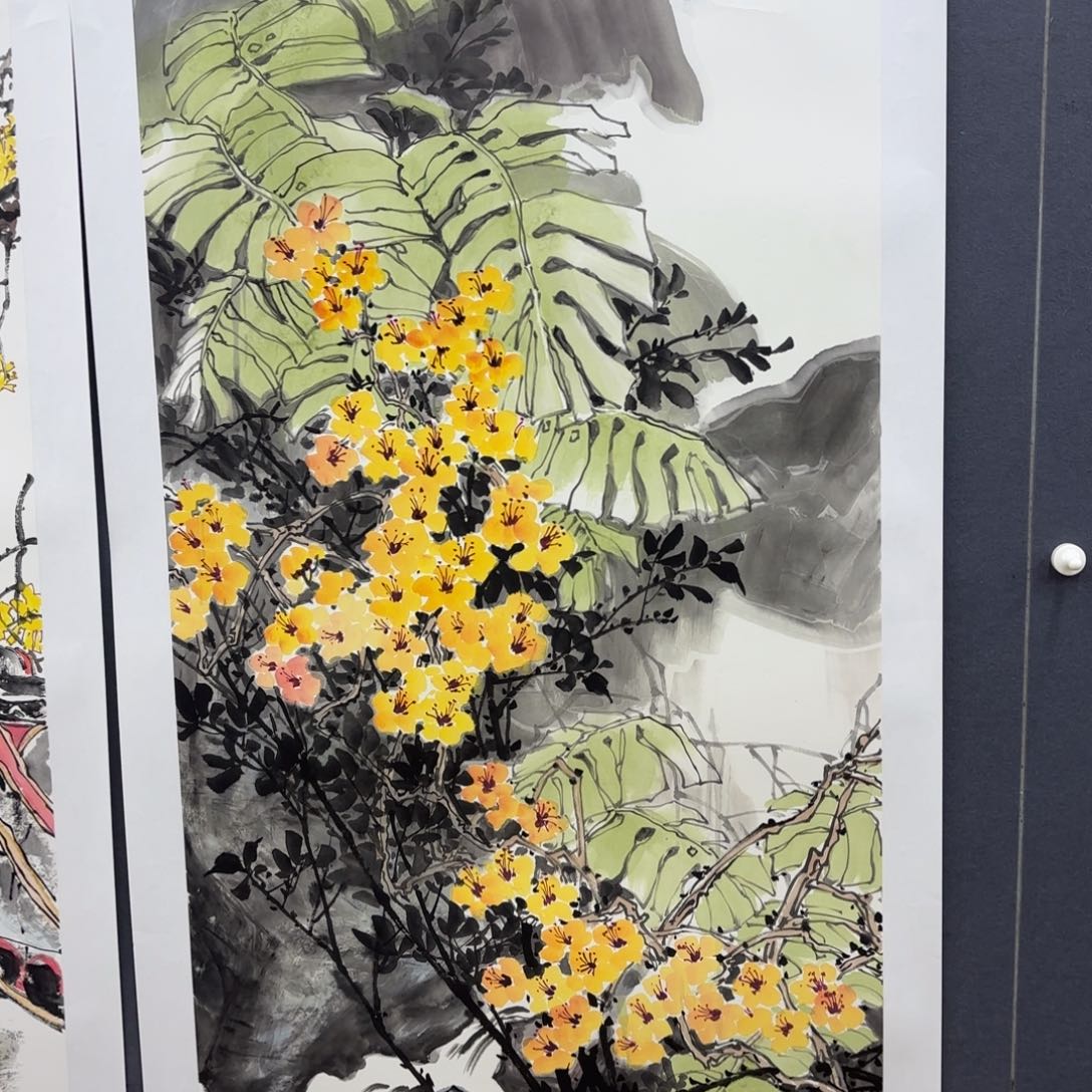 国画在**情武天才李欣主播