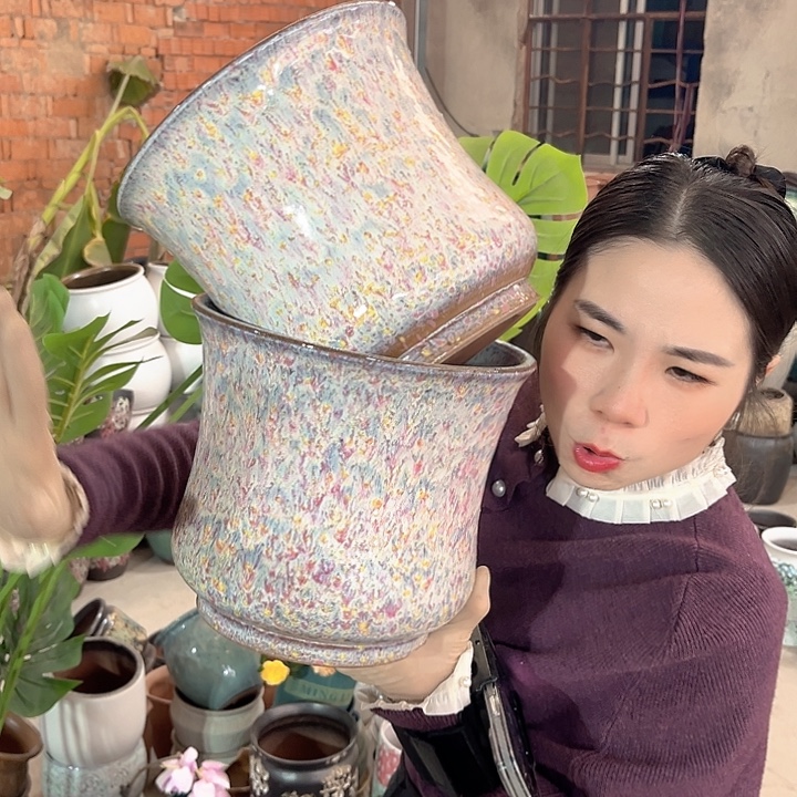 正品口22高21花盆……