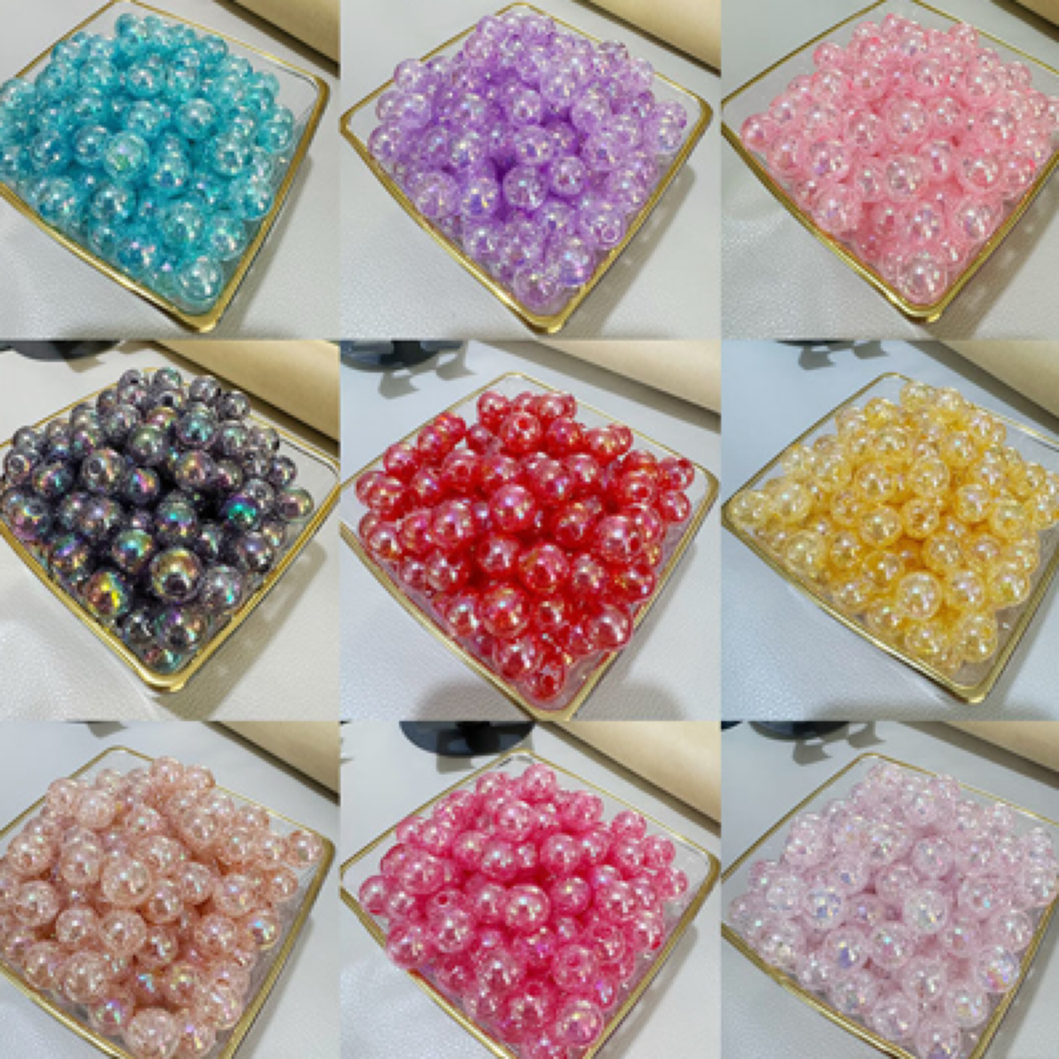 【兮子家】新款12毫米泡泡珠手工diy串珠